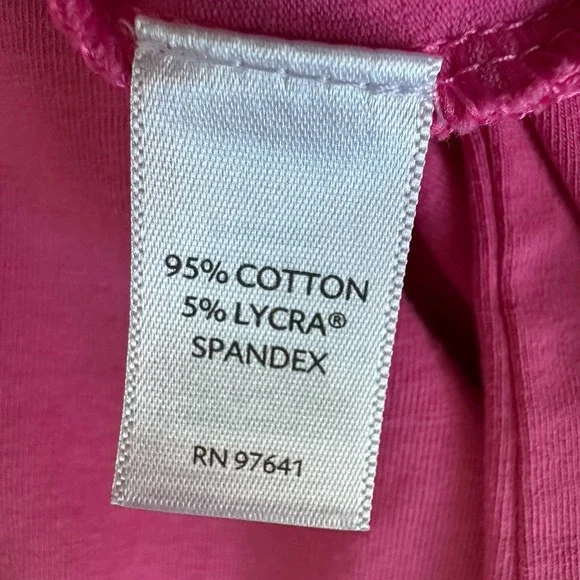 J Jill Perfect Tank Top Pink Women's Medium 34x22.5 Inch Relax Fit Cotton Blend - Picture 4 of 7